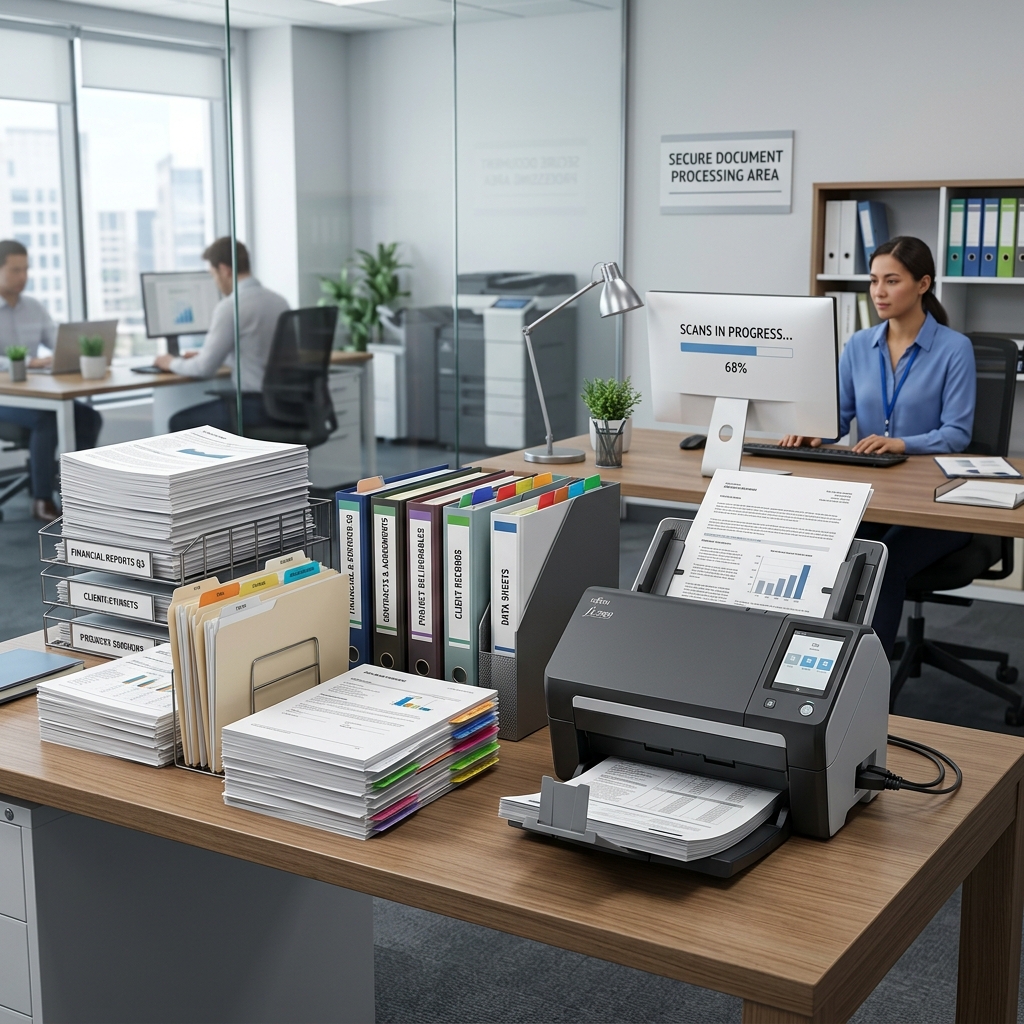 대량 문서 스캔 서비스
